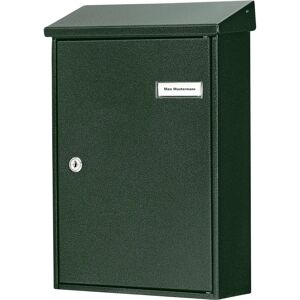 Burg Wächter Brievenbus - Brievenbus, groen, 92x370x270mm - Brievenbus Burg Wächter Brievenbus - Brievenbus, groen, 92x370x270mm - Brievenbus