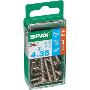 Vis en acier inoxydable SPAX pour bois - 25 pièces Vis en acier inoxydable SPAX pour bois - 25 pièces