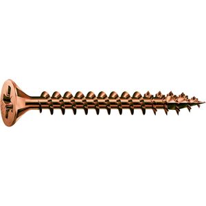 Vis Spax 3,5x35mm Bronze Vis Polyvalente - Convient à Tous Matériaux - Publicité Vis Spax 3,5x35mm Bronze Vis Polyvalente - Convient à Tous Matériaux - Publicité