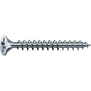 Spax 4mm x 80mm Zinc Coated Wood Screws - Pozidriv, 200 pcs Spax 4mm x 80mm Zinc Coated Wood Screws - Pozidriv, 200 pcs