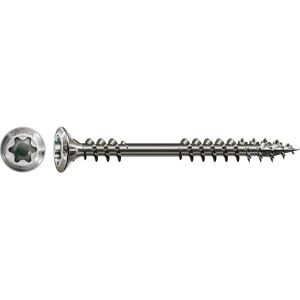 Vis de façade Spax - Acier inoxydable, 4,5x50mm, 200 pcs Vis de façade Spax - Acier inoxydable, 4,5x50mm, 200 pcs