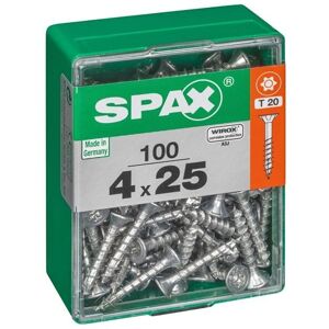 Vis universelle SPAX - 4 x 25 mm - T-STAR plus - 100 pièces Vis universelle SPAX - 4 x 25 mm - T-STAR plus - 100 pièces