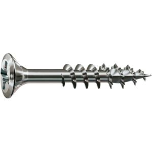 Tornillos Spax Fex-H - 4x35mm, Plata, Acero, Autoperforante, Cruz, Pack 1000 Tornillos Spax Fex-H - 4x35mm, Plata, Acero, Autoperforante, Cruz, Pack 1000