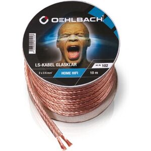 Oehlbach 105 audio cable - 20m - Transparent - Audio cable Oehlbach 105 audio cable - 20m - Transparent - Audio cable