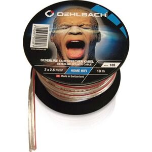 OEHLBACH Silverline Speaker Cable - 20m - Transparent - Stereo Audio Cable OEHLBACH Silverline Speaker Cable - 20m - Transparent - Stereo Audio Cable