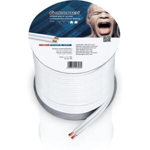 Oehlbach 30m White Stereo Audio Cable - Speaker Wire Oehlbach 30m White Stereo Audio Cable - Speaker Wire