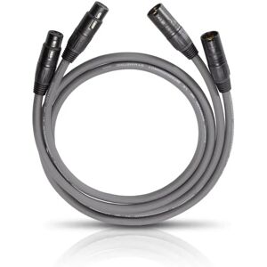 Oehlbach D1c2082 XLR audio kabel - 4m, 2 kusy, černá Oehlbach D1c2082 XLR audio kabel - 4m, 2 kusy, černá