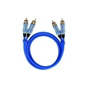 Cable de audio RCA azul Oehlbach 3m - Conexión coaxial de alta calidad Cable de audio RCA azul Oehlbach 3m - Conexión coaxial de alta calidad