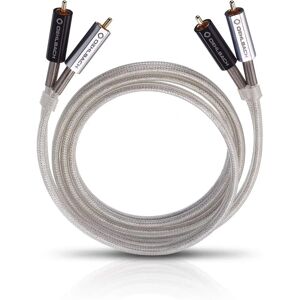 Oehlbach D1C3903 Argent RCA Audio Cable - 2m - Audio Type Oehlbach D1C3903 Argent RCA Audio Cable - 2m - Audio Type