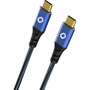 Oehlbach USB-C 1m Blauw - USB Kabel USB 3.2 Gen 1 Oehlbach USB-C 1m Blauw - USB Kabel USB 3.2 Gen 1