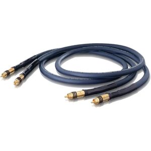 Oehlbach Blauwe 1,75 m Stereo Audio Kabel - RCA, Symmetrisch, Hoogwaardig Oehlbach Blauwe 1,75 m Stereo Audio Kabel - RCA, Symmetrisch, Hoogwaardig