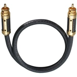 Oehlbach Schwarzes Digital Audio RCA Kabel 0,5m Oehlbach Schwarzes Digital Audio RCA Kabel 0,5m