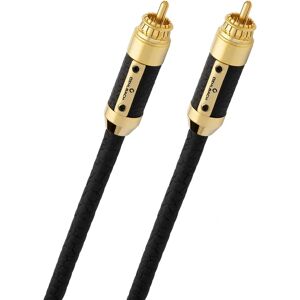 Oehlbach Černý RCA audio kabel - 1m - Vysoce kvalitní přenos signálu Oehlbach Černý RCA audio kabel - 1m - Vysoce kvalitní přenos signálu