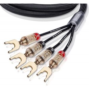 Oehlbach Fusion Four 400 - Wysokiej jakości kabel głośnikowy do bi-ampingu - Czarny Oehlbach Fusion Four 400 - Wysokiej jakości kabel głośnikowy do bi-ampingu - Czarny