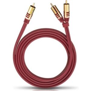 Oehlbach 20561 audio cable - 1m RCA Red Oehlbach 20561 audio cable - 1m RCA Red