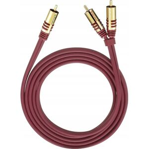 Oehlbach 20562 Audio Cable - Red, 2m, RCA Y-Splitter - Audio Type Oehlbach 20562 Audio Cable - Red, 2m, RCA Y-Splitter - Audio Type