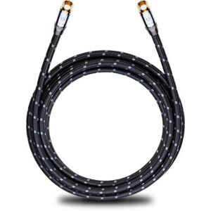 OEHLBACH XXL Přenosová Ultra Koaxiální Kabel 0.75m Černá Šedá - Koaxiální Kabel OEHLBACH XXL Přenosová Ultra Koaxiální Kabel 0.75m Černá Šedá - Koaxiální Kabel
