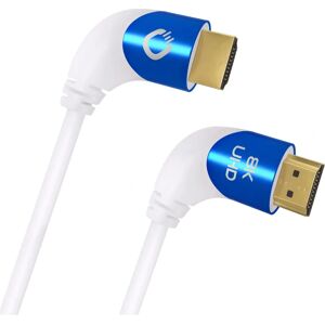 Oehlbach D1C42545 HDMI Cable - 1 m - Blue & White - HDMI Type A (Standard) - High-Speed 8K Oehlbach D1C42545 HDMI Cable - 1 m - Blue & White - HDMI Type A (Standard) - High-Speed 8K