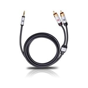Câble audio Oehlbach 60004 - 3m, 3.5mm & RCA Noir - Publicité Câble audio Oehlbach 60004 - 3m, 3.5mm & RCA Noir - Publicité