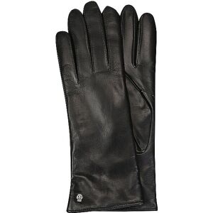 Guantes de Cuero Negros Roeckl - Estilo Clásico para Mujeres Guantes de Cuero Negros Roeckl - Estilo Clásico para Mujeres