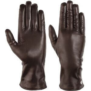 Gants en Cuir Marron Roeckl - Style Classique Mi-Long Gants en Cuir Marron Roeckl - Style Classique Mi-Long