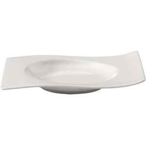 Villeroy & Boch NewWave Weiße quadratische Suppenteller - 15cm Villeroy & Boch NewWave Weiße quadratische Suppenteller - 15cm