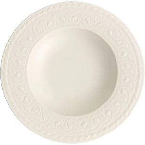 Villeroy & Boch Cellini Soup Plate - 24cm Deep Porcelain Beige Villeroy & Boch Cellini Soup Plate - 24cm Deep Porcelain Beige
