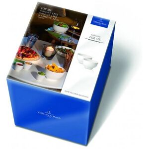 Villeroy & Boch White Appetizer Plate - Round Porcelain Set Villeroy & Boch White Appetizer Plate - Round Porcelain Set