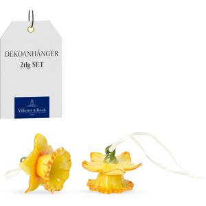 Villeroy & Boch Mini Flower Bells - 2 Campanas de Porcelana Amarillas Villeroy & Boch Mini Flower Bells - 2 Campanas de Porcelana Amarillas