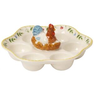 Villeroy & Boch Réveil de Printemps Assiette à Oeufs - Plat de Service - Publicité Villeroy & Boch Réveil de Printemps Assiette à Oeufs - Plat de Service - Publicité
