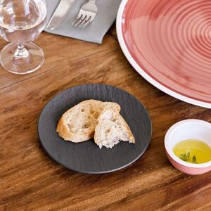 Villeroy & Boch Rock Black Porcelain Bread & Butter Plate Villeroy & Boch Rock Black Porcelain Bread & Butter Plate