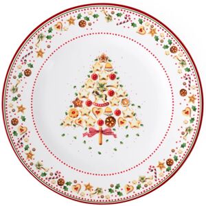 Villeroy & Boch Winter Bakery Delight Plate - 32cm, White & Red Villeroy & Boch Winter Bakery Delight Plate - 32cm, White & Red