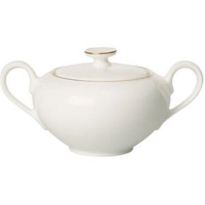 Villeroy & Boch Anmut Gold Sucrier - Porcelaine Osseuse Premium - Publicité Villeroy & Boch Anmut Gold Sucrier - Porcelaine Osseuse Premium - Publicité