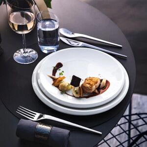 Villeroy & Boch New Moon Gourmet Plate - 32cm - White - Porcelain - Gourmet Plate Villeroy & Boch New Moon Gourmet Plate - 32cm - White - Porcelain - Gourmet Plate