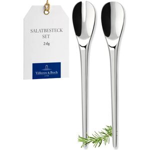 Villeroy & Boch New Moon Salad Servers - Stainless Steel, Elegant & Dishwasher Safe Villeroy & Boch New Moon Salad Servers - Stainless Steel, Elegant & Dishwasher Safe