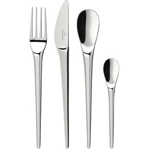 Villeroy & Boch New Moon Silver Flatware Set 24 pcs Villeroy & Boch New Moon Silver Flatware Set 24 pcs