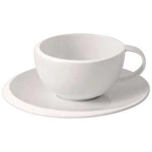 Villeroy & Boch New Moon Coffee Cup and Saucer - White - Coffee Cup & Saucer Villeroy & Boch New Moon Coffee Cup and Saucer - White - Coffee Cup & Saucer