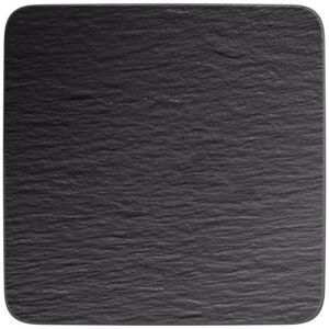 Villeroy & Boch Rock Noire Piatto Quadrato - Porcellana, Nero, 32,5cm Villeroy & Boch Rock Noire Piatto Quadrato - Porcellana, Nero, 32,5cm