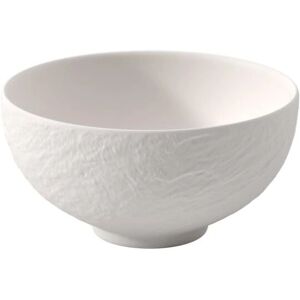 Villeroy & Boch Manufacture Rock Blanc Soup Bowl - Soup Bowl, White, 13cm, 320ml Villeroy & Boch Manufacture Rock Blanc Soup Bowl - Soup Bowl, White, 13cm, 320ml
