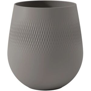 Villeroy & Boch Manufacture Collier Taupe Vase - Vase Villeroy & Boch Manufacture Collier Taupe Vase - Vase
