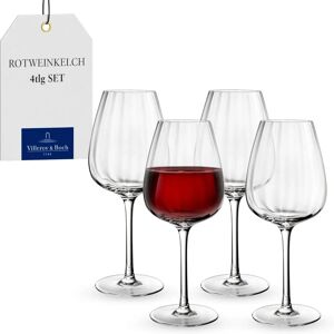 Villeroy & Boch Rose Garden Set of 4 Red Wine Goblets - Wine Glasses Villeroy & Boch Rose Garden Set of 4 Red Wine Goblets - Wine Glasses