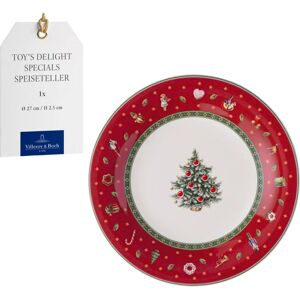 Villeroy & Boch Toy's Delight 21.5cm Red Dessert Plate Villeroy & Boch Toy's Delight 21.5cm Red Dessert Plate