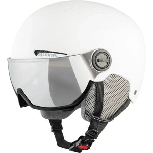 Kask narciarski Alpina Arber Visor Q Lite - Odporna na uderzenia, Biały Kask narciarski Alpina Arber Visor Q Lite - Odporna na uderzenia, Biały