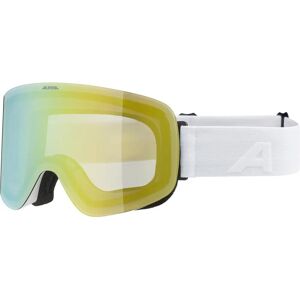 Alpina Penken Wit Unisex Skibril - Cilindrische Lens Alpina Penken Wit Unisex Skibril - Cilindrische Lens