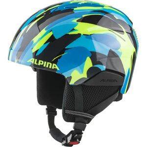 Kask narciarski dla dzieci Alpina Pizi Neon Niebiesko-Zielony Błyszczący Kask narciarski dla dzieci Alpina Pizi Neon Niebiesko-Zielony Błyszczący