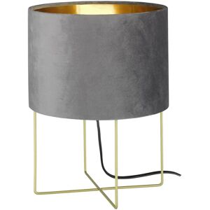Lampe de Table Aura Fischer & Honsel - Gris, Or, Tissu - Publicité Lampe de Table Aura Fischer & Honsel - Gris, Or, Tissu - Publicité