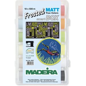 Fil à coudre Madeira 8087 - Frosted Matt No.40 - Résistant à la lumière, 18 teintes - Publicité Fil à coudre Madeira 8087 - Frosted Matt No.40 - Résistant à la lumière, 18 teintes - Publicité