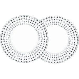 Nachtmann Bossa Nova Dinner Plate Set - 27cm Crystal Glass Nachtmann Bossa Nova Dinner Plate Set - 27cm Crystal Glass