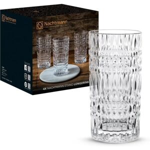 Nachtmann Ethno Long Drink Crystal Glass Set of 4 - Drink Glasses Nachtmann Ethno Long Drink Crystal Glass Set of 4 - Drink Glasses