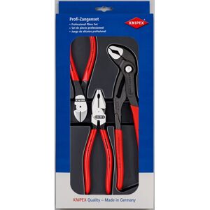 Ensemble de Pince Knipex 00 20 10 - Combinaison, Coupe diagonale & Pompe à eau Ensemble de Pince Knipex 00 20 10 - Combinaison, Coupe diagonale & Pompe à eau